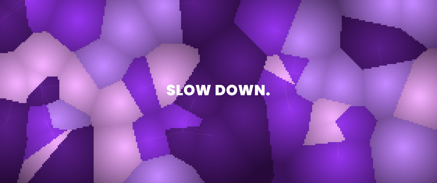 Crystals pattern wallpaper in cosmic nebula tones with text overlay - part of the Ultrawide Wallpaper (3440x1440, 21:9) collection, made with PattrnLab.
