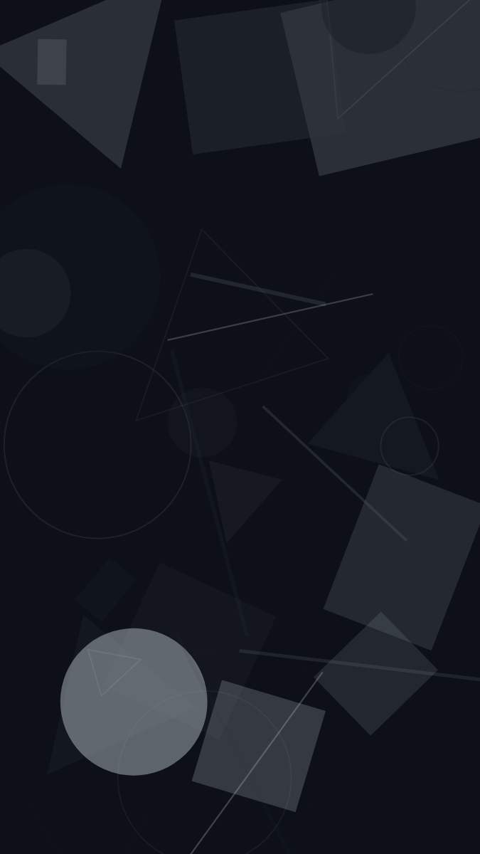Geometric pattern wallpaper in midnight tones - part of the Vertical Monitor Wallpaper (Portrait Orientation) collection, made with PattrnLab.
