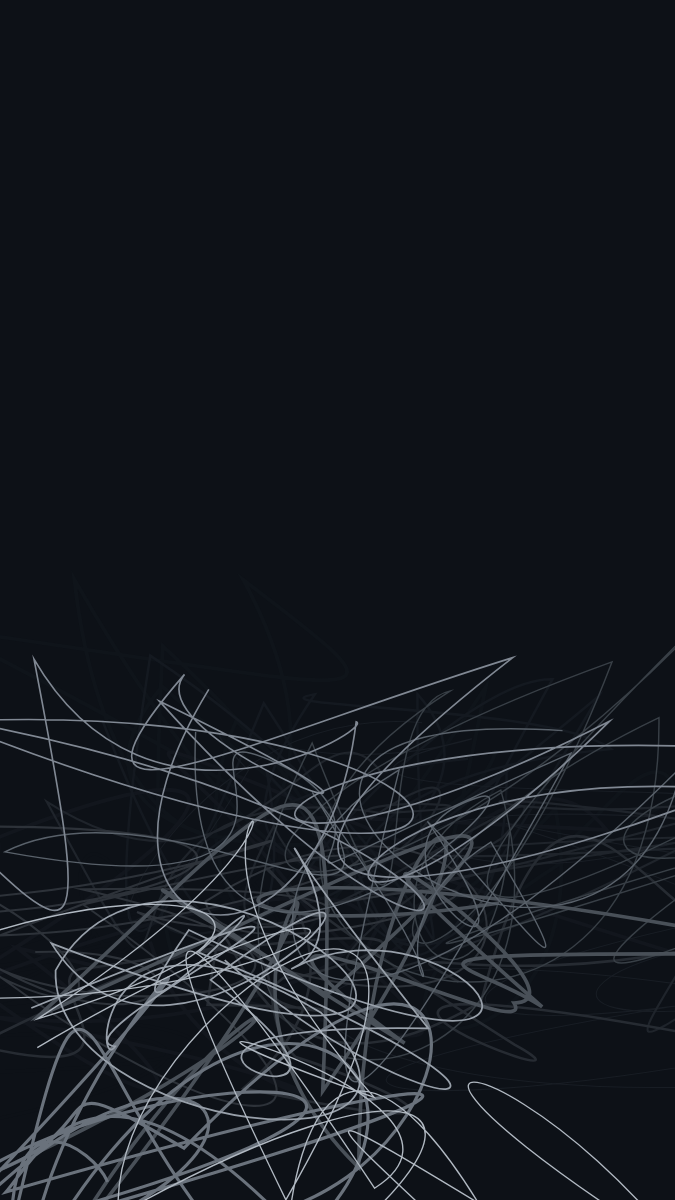 Scribble pattern wallpaper in midnight tones - part of the Vertical Monitor Wallpaper (Portrait Orientation) collection, made with PattrnLab.