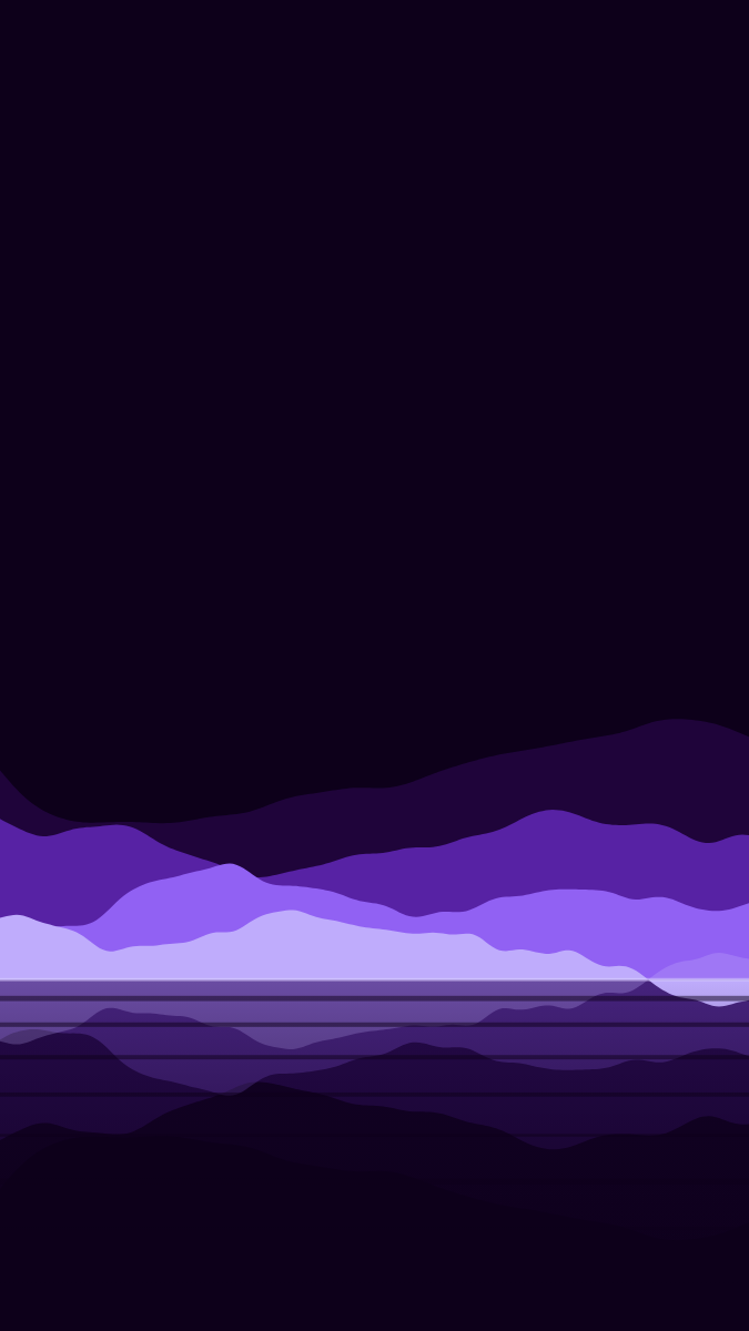 Reflection pattern wallpaper in electric violet tones - part of the Vertical Monitor Wallpaper (Portrait Orientation) collection, made with PattrnLab.