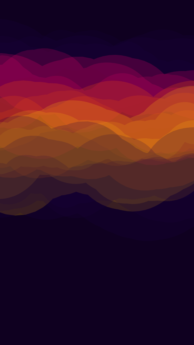 Aurora pattern wallpaper in neon horizon tones - part of the Vertical Monitor Wallpaper (Portrait Orientation) collection, made with PattrnLab.