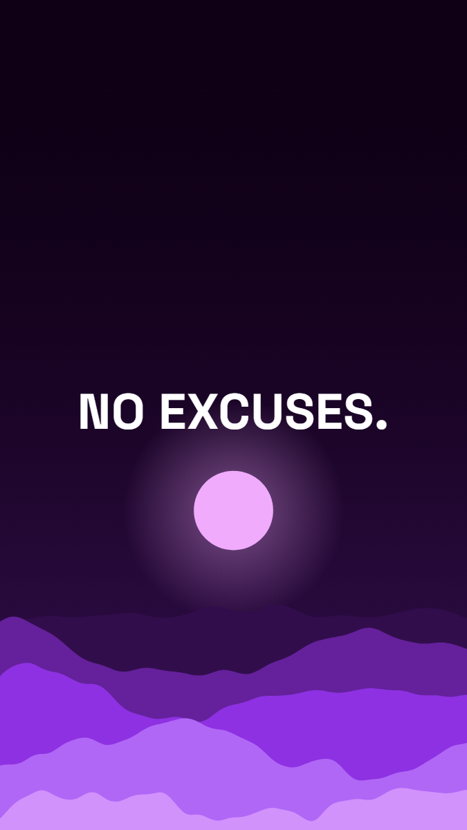 Moonrise pattern wallpaper in cosmic nebula tones with text overlay - part of the Vertical Monitor Wallpaper (Portrait Orientation) collection, made with PattrnLab.